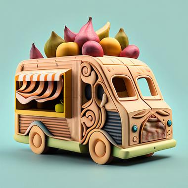 3D модель Игра Симулятор грузовиков с едой (STL)